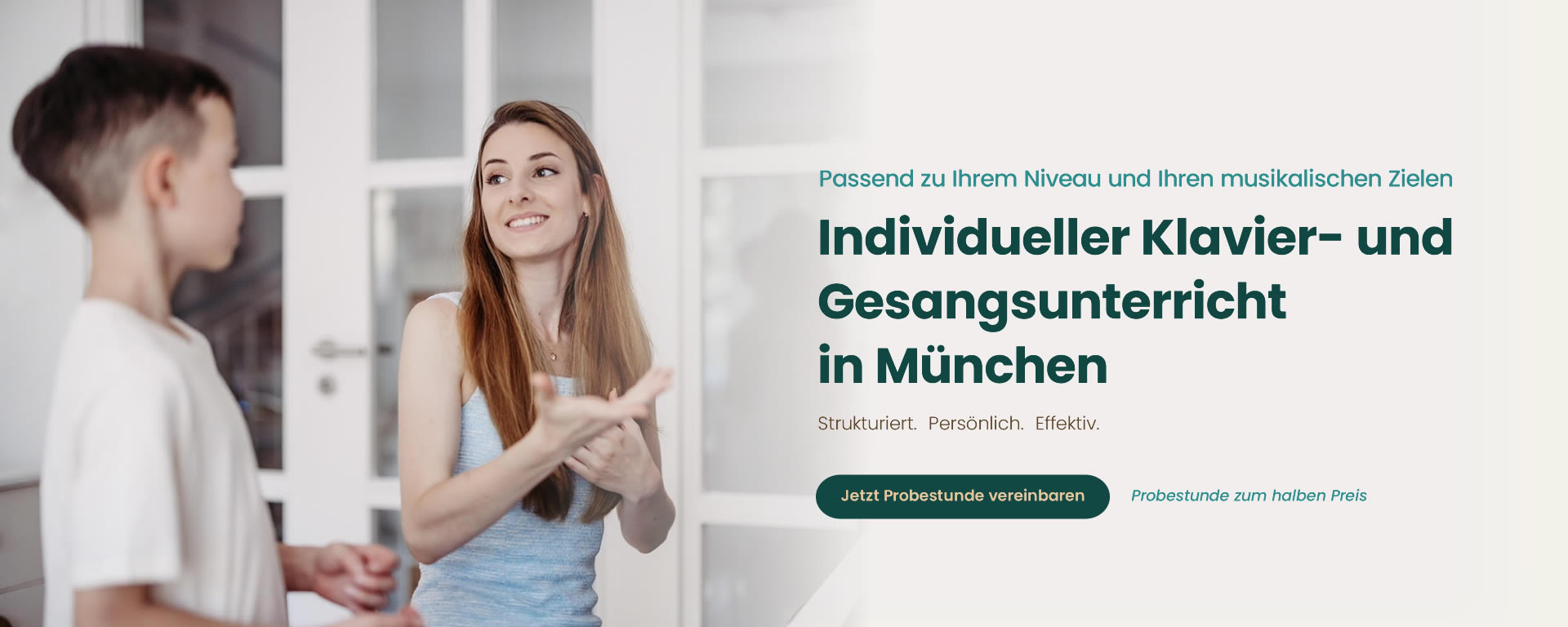 Wir finden den passenden Lehrer für Sie.